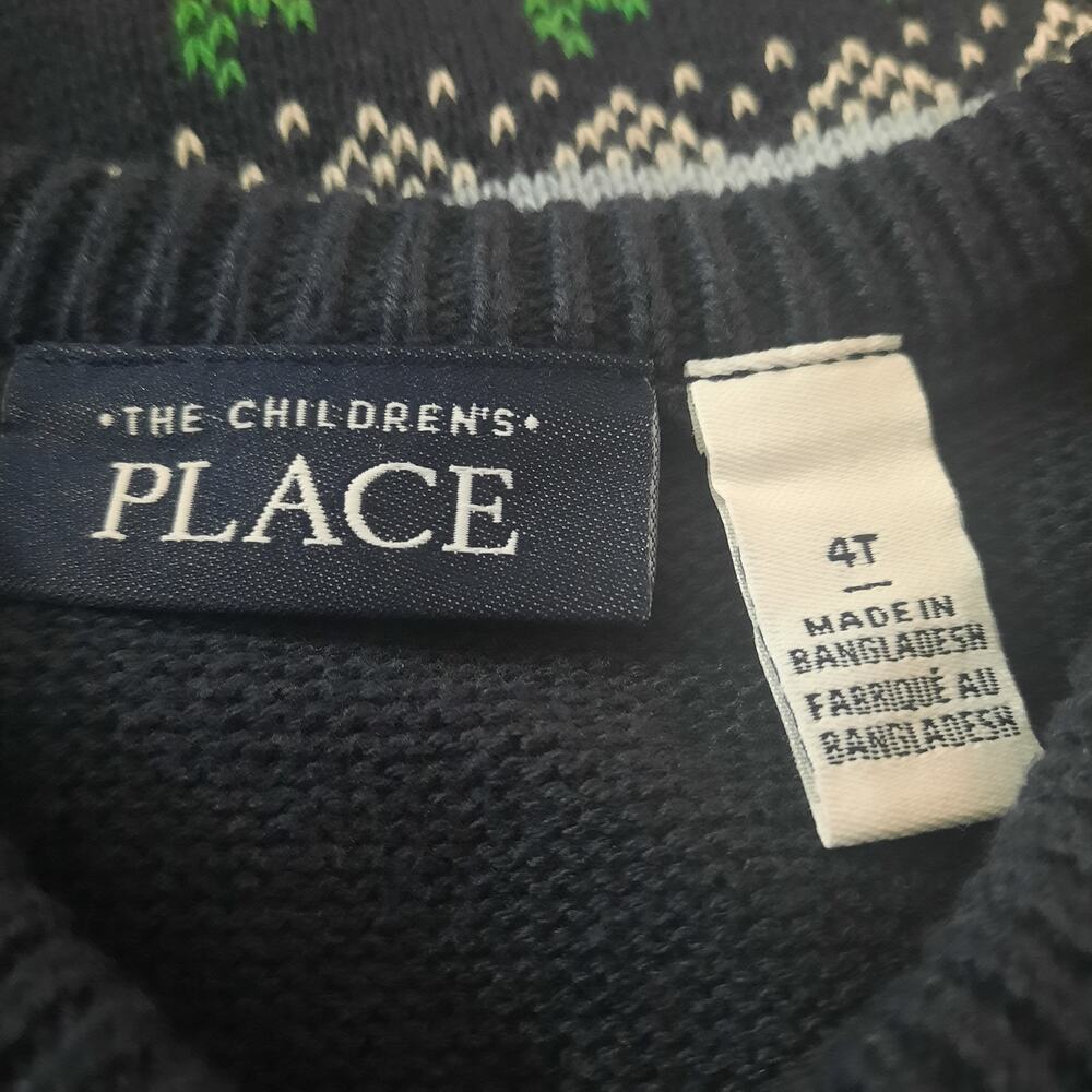 The Children's Place Toddler Boy 3 Piece Easter Outfit Shorts Shirt & Sweater 4T - Picture 12 of 14